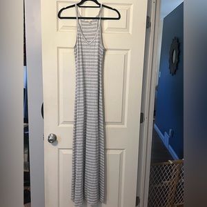 Banana republic striped maxi dress